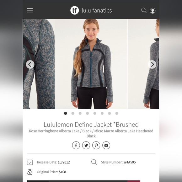 lululemon 2012 Define Brushed Alberta - Picture 7 of 7